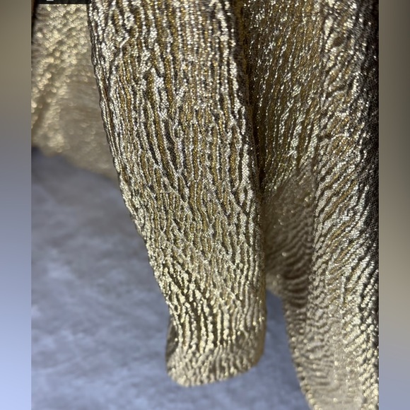 🌟LAUREN Ralph Lauren Gold cocktail dress Size14 - Picture 6 of 11